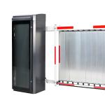 AC 220V 110V Advertising Boom Barrier Gate DC 24V For Parking System Community