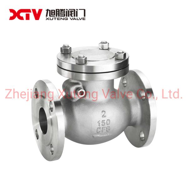 Buy cheap Metal Seal Stainless Steel Flange Swing Check Valve Pn16 H44W for Marine Applications from wholesalers