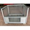Buy cheap Powder Coated Wire Mesh Pallet Cage For Logistics / Distribution Center from wholesalers