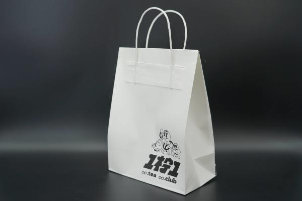 Buy cheap Wholesale Catering Milk Tea Cake Packaging Kraft Paper Portable Takeaway Bag Lunch Bag from wholesalers