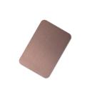 Cold Rolled Colored Stainless Steel Sheet Brushed Rectangular Plate