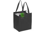 Reusable Insulated Cooler Bags Black Color For Outdoor Picnic Silk Screen