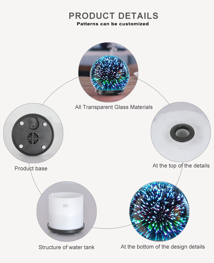 200ml Premium Ultrasonic 3d Galaxy Diffuser