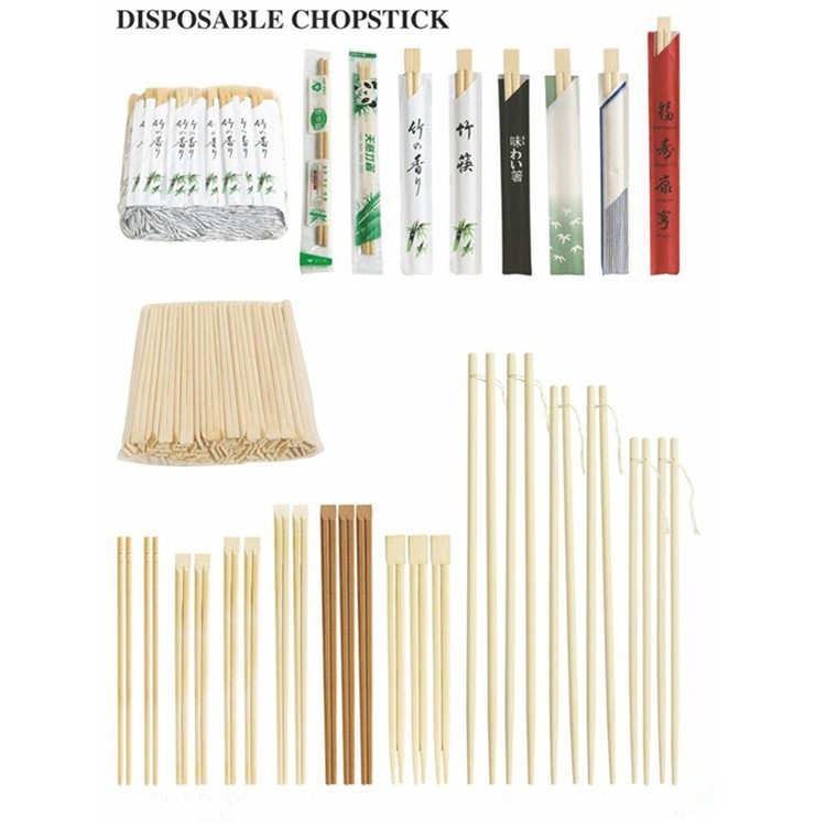 Chinese Wholesale Chopstick Paper Packing Health Bamboo Chopsticks