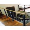 Buy cheap Cable Stainless Steel Guardrail , Vertical Stainless Steel Wire Balustrade Customised from wholesalers