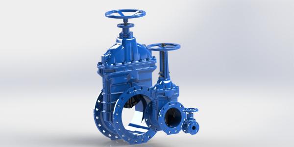Buy cheap Non Rising Stem Gate Valve Soft Sealing With EPDM Wedge Handwheel from wholesalers