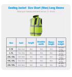 Fluorescent Reflective Fan Cooling Vest Double Fan Hi Vis Shirts