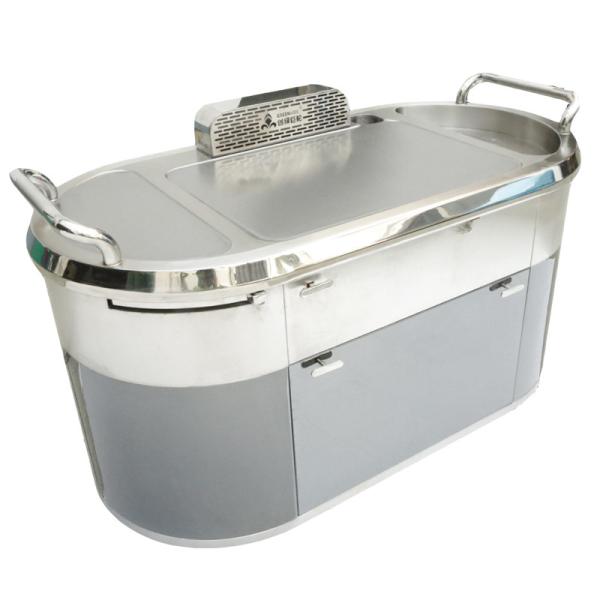 Buy cheap GREENARK TO14 Stainless Steel Upgrade Mobile Teppanyaki Grill Table - Electromagnetic from wholesalers