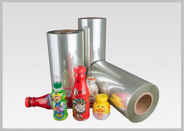 Buy cheap SGS Transparent PETG Shrink Plastic Film Roll For Plastic Bottle Packaging In Stock from wholesalers
