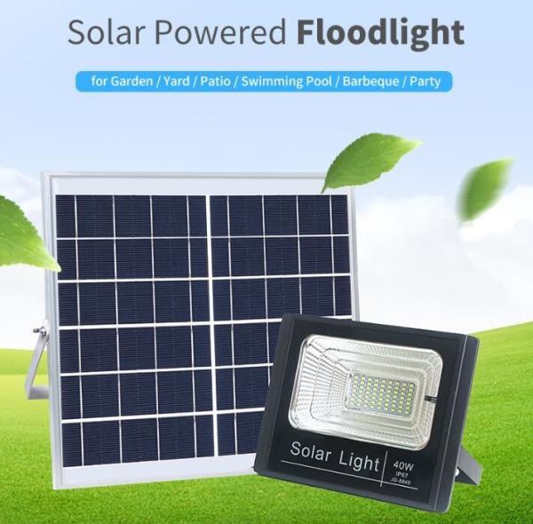 Buy cheap 8000H 24V 100W Solar Flood Light Aluminum Solar Security Lamp from wholesalers