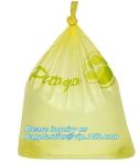 Compostable Doggie Poop Bag, Tie Top Handle Cornstarch Earth Friendly Waste Bag