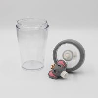 Buy cheap 430ml Eco Friendly Water Bottles With Straw BPA Free Drink Container product