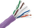 UL CMR Rated UTP CAT6 Network Cable 4 Pairs 23 AWG Solid Copper PVC Jacket