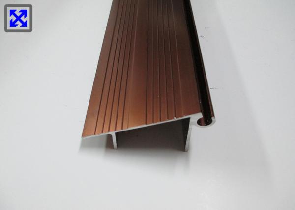 Buy cheap Dark Gold Color Anodized Kitchen Cabinet Aluminium Frame Good Formability from wholesalers