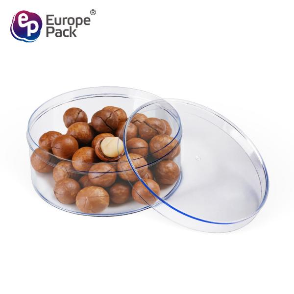 Buy cheap Food Packaging Boxes Hard Plastic Cracker Dessert Chocolate Candy Transparent Dessert Round Contain from wholesalers