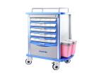 Multifunction Removable Medical Cart For Dispensing Medicine With Inner Divided
