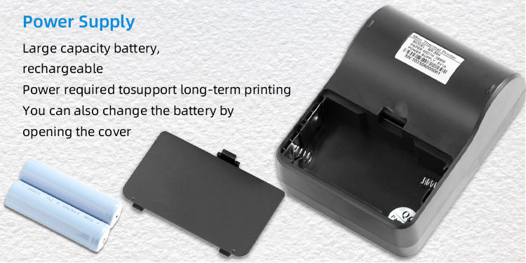 Free spare parts mini portable printer for smartphone wireless printer all support