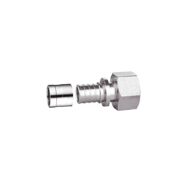 Buy cheap PEX Pipe Brass Straight Connector 20mm 25mm 16mm PF4003 OEM Service from wholesalers