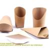Buy cheap Custom Size Food Packaging Hamburger Cardboard Box Kraft F-Flute Corrugated Super Thick Paper 300gsm Paper Burger Box from wholesalers