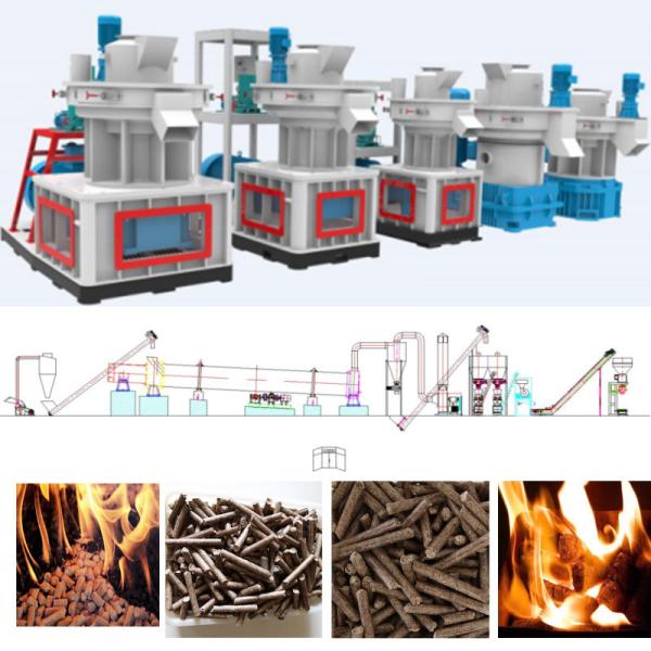 Buy cheap 1-10TPH Biomass Pellet Production Line Pine Straw Wood Chips Making Machine from wholesalers