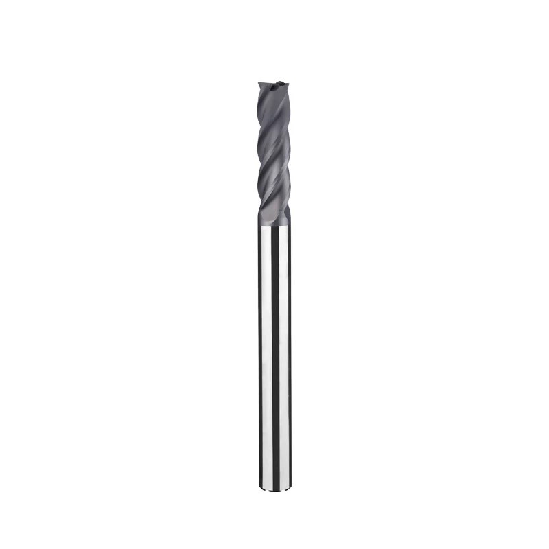 Diamond Coated Carbide 4 Flute Flat End Mill CNC Machining Milling Cutter