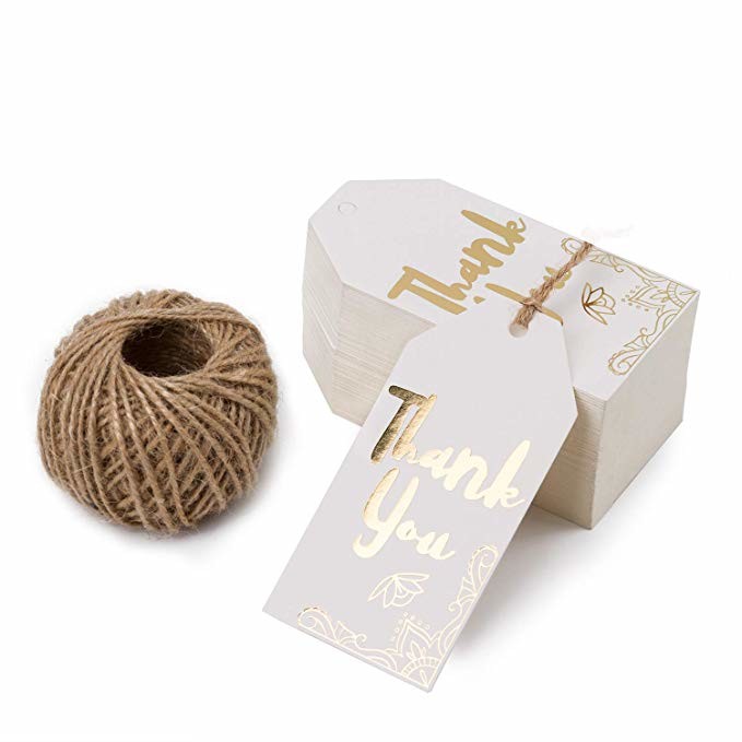 Recyclable Material Self Adhesive Labels Paper Hang Tags For Clothing