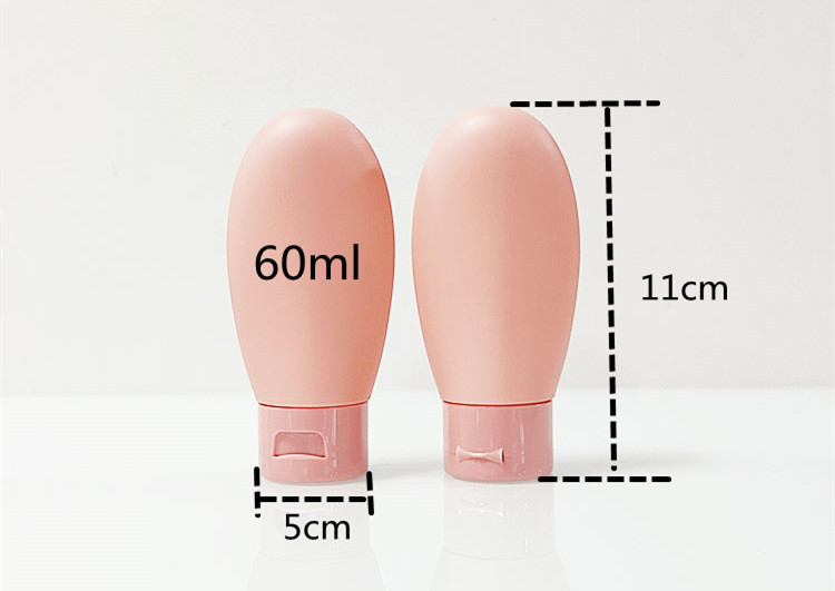 Flip cap 60ml Empty Lotion Squeeze Tubes Hand Cream Tube Packaging