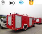 190HP Water Tank Fire Fighting Truck , Foam Pump Fire Truck Manual Transmission