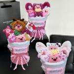 Loopy Plush Doll Flower Bouquet Multiple Color 20x35cm Lovely Christmas