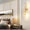 Buy cheap Postmodern Wall Lamp Gold Glass Ball Wall Lamps For Living Room Bedroom color wall light (WH-OR-88) from wholesalers