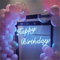 Buy cheap Happy Birthday Neon LED Sign Board 900x403mm 50000 Hours Working Lifetime product