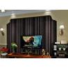 Buy cheap Administration Luxury Black Velvet Flock Wallpaper Soundproof With Modern Style from wholesalers