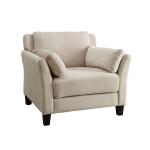 3 Piece Sofa set, Beige Flannelette