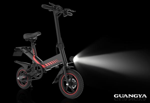 Buy cheap 400 Watt Portable Folding Electric Bike Traveling Bicycle 14 Inch 7.5AH Battery Capacity from wholesalers