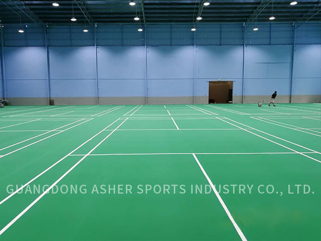 High Density PVC Sports Flooring 5mm Thickness For Badminton Court