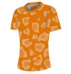 Leopard Stripes 100gsm Athletic Teamwear Womens Full Round Neck T Shirt