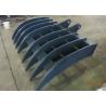 Buy cheap Hyundai Excavator Bucket Attachments With 8 Ribs / Long Shank from wholesalers
