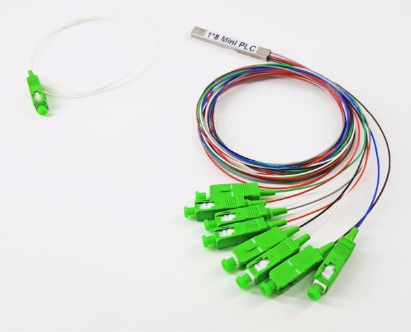 Buy cheap High Stability Fiber Optic PLC Splitter 1*8 Mini Tube Coupler from wholesalers