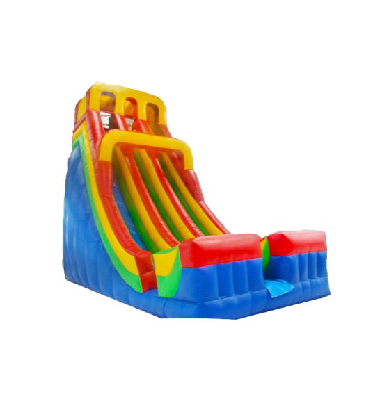 Buy cheap Outdoor Large Inflatable Double Lane Slip And Slide For Rentals from wholesalers