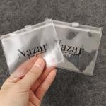 Custom Zipper Pvc Jewelry Bag Transparent Lightweight With Logo