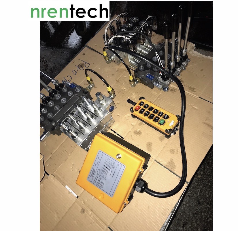 hydraulic directional control valves- electric-hydraulic contro-remote controller-DC12V