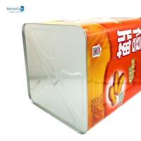 Buy cheap 10L Cooking Oil Tin Can , 16 Liter Empty Rectangular Tin Container product