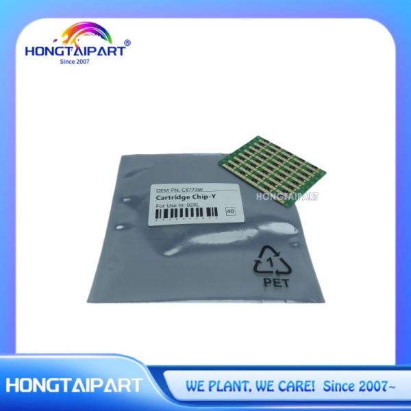 Yellow Toner Chip C8773W for H P 02XL Photosmart D7360 D7160 D7260 D7100 C7180