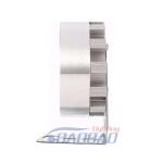 Circle Aluminum Silver 6 Beam White Color Motorcycle LED Light Parts