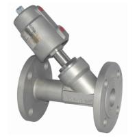 Buy cheap Flange Stainless Steel Y Type Pneumatic Angle Seat Valve product