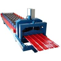 Buy cheap Professional Corrugated Sheet Roll Forming Machine Blue Color 0.3-0.8mm product