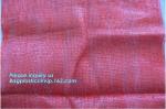 30x47cm gold yellow HDPE material raschel mesh bags for packing cabbage with