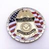 Buy cheap 3D Logo Silver Metal Stamping Soft Enamel Coin , Custom Military Coins from wholesalers