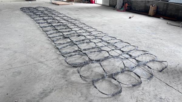 High Zinc Galvanized Tank Track Wrapping Net Putanka Border Defense Tank
