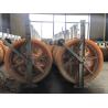 Buy cheap 916 Mm Large Diameter Wheels Sheaves Bundled Wire Conductor Pulley Stringing Block from wholesalers